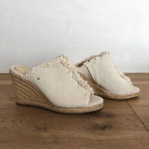 NWOT beige espadrilles Sam Edelman